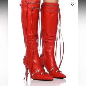 Red Azalea Boots